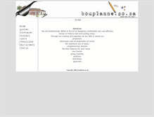 Tablet Screenshot of bouplanne.co.za